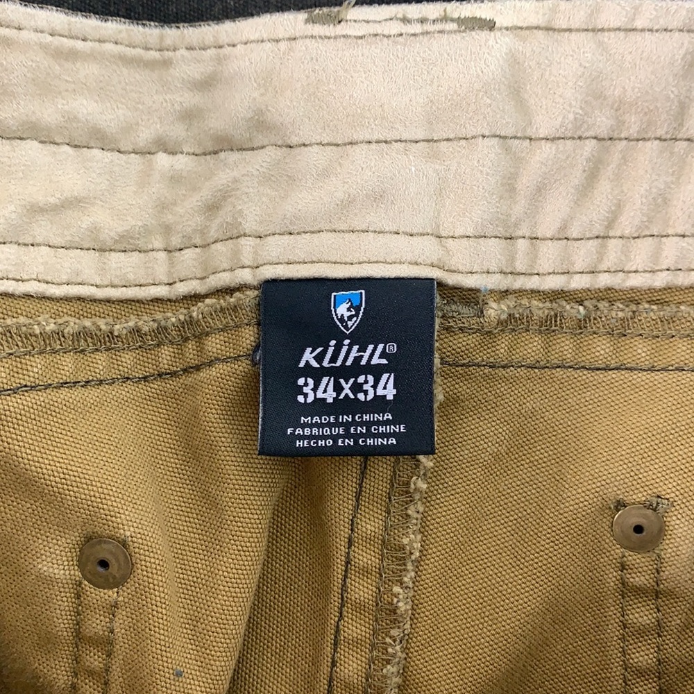 Kuhl The Law Jean Pant Full Cut Vintage Patina green grey wash 34x34